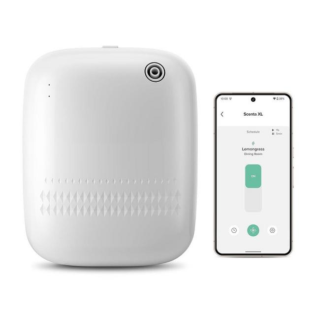 Airversa Waterless Essential Oil Diffuser for Home and Commercial Use, Up to 2000 sq.ft. 400 mL Capacity, Aromatherapy Scent Diffuser for Large Rooms, Smart Scent Air Machine, ANW-White