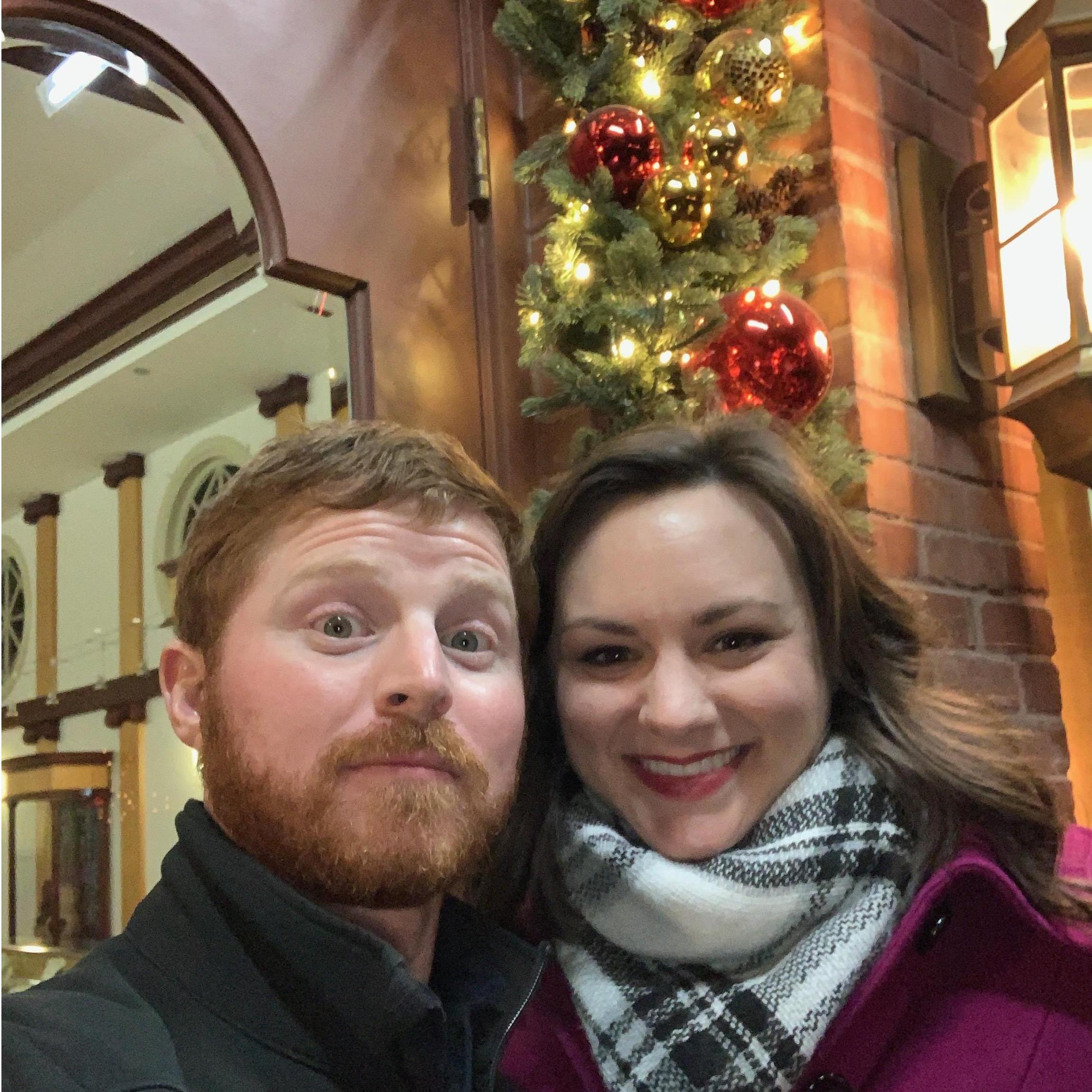 Freezing together on Sundance Square on New Year's Eve!