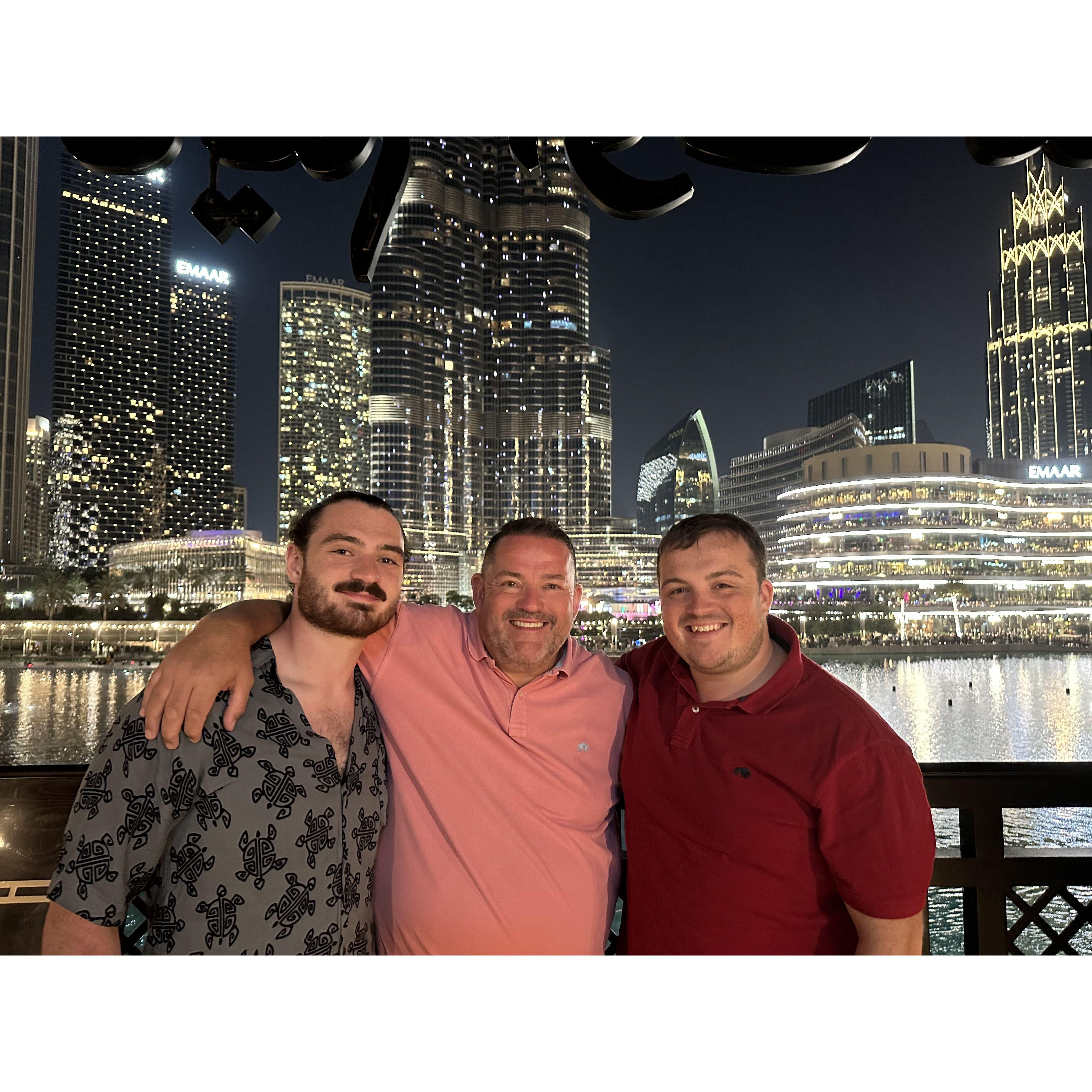A rare picture of all 3 of us smiling