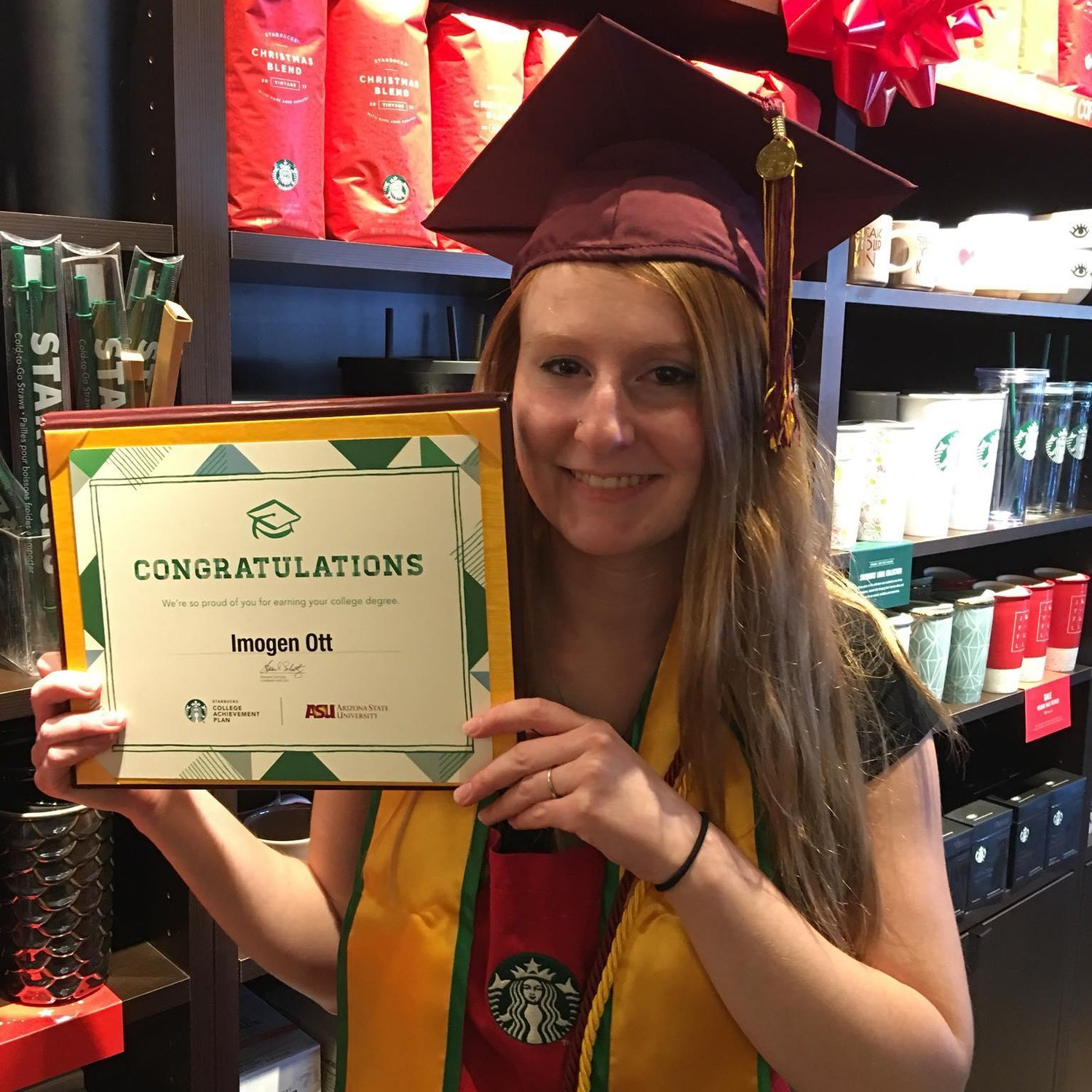Winter 2017 College graduation
