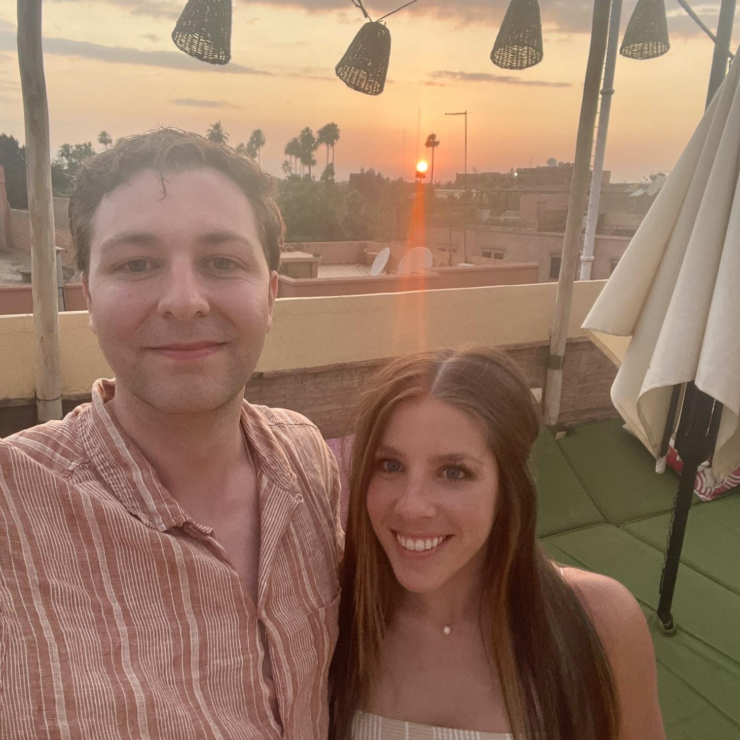Our third trip abroad, 2023 - Marrakesh, Morocco.