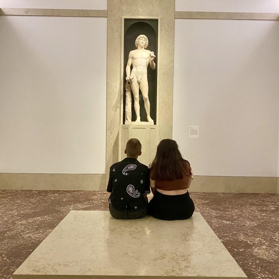 A picture taken by a stranger of the couple