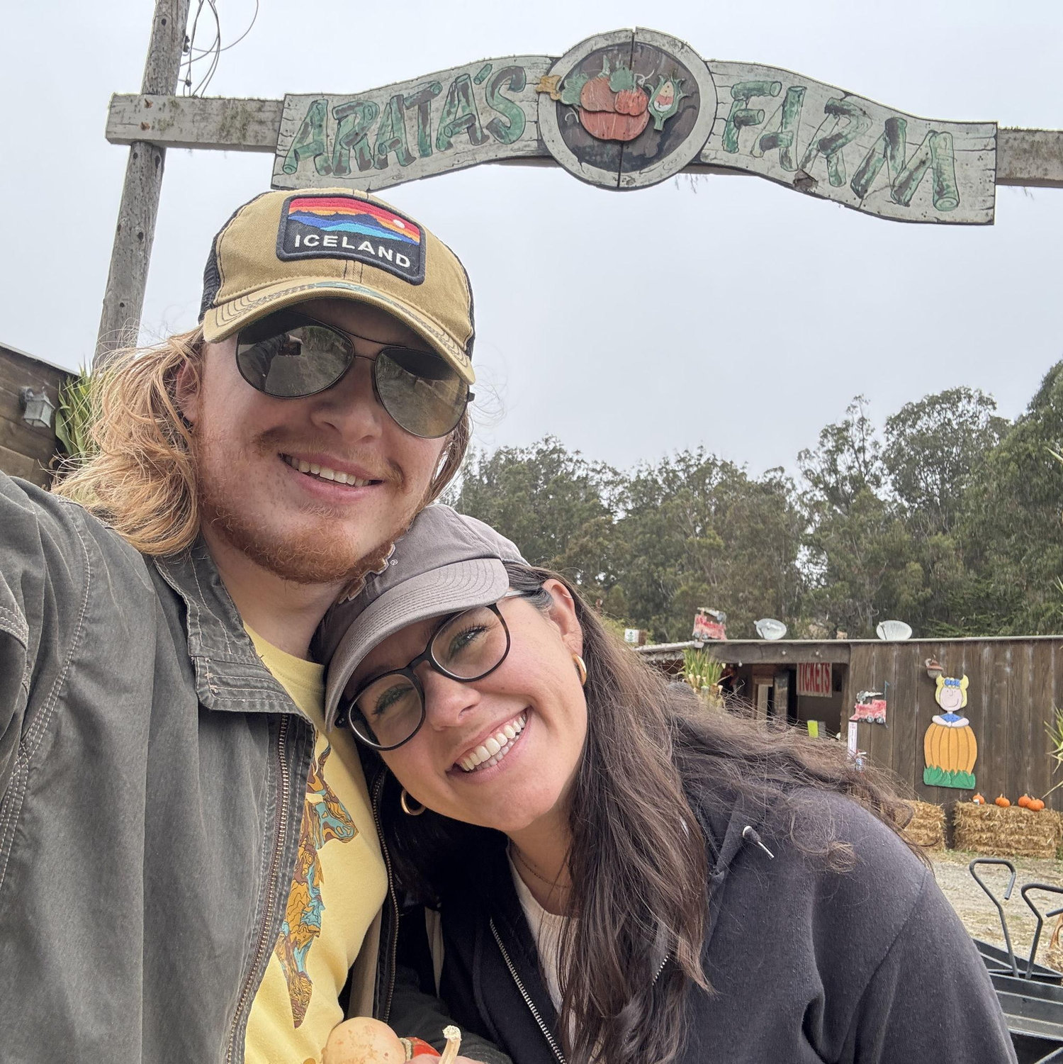 The date we had at Arata Farms - The year before we were engaged in the same spot!