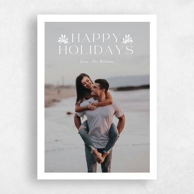 Off-White Holiday Card - Ladd Hill