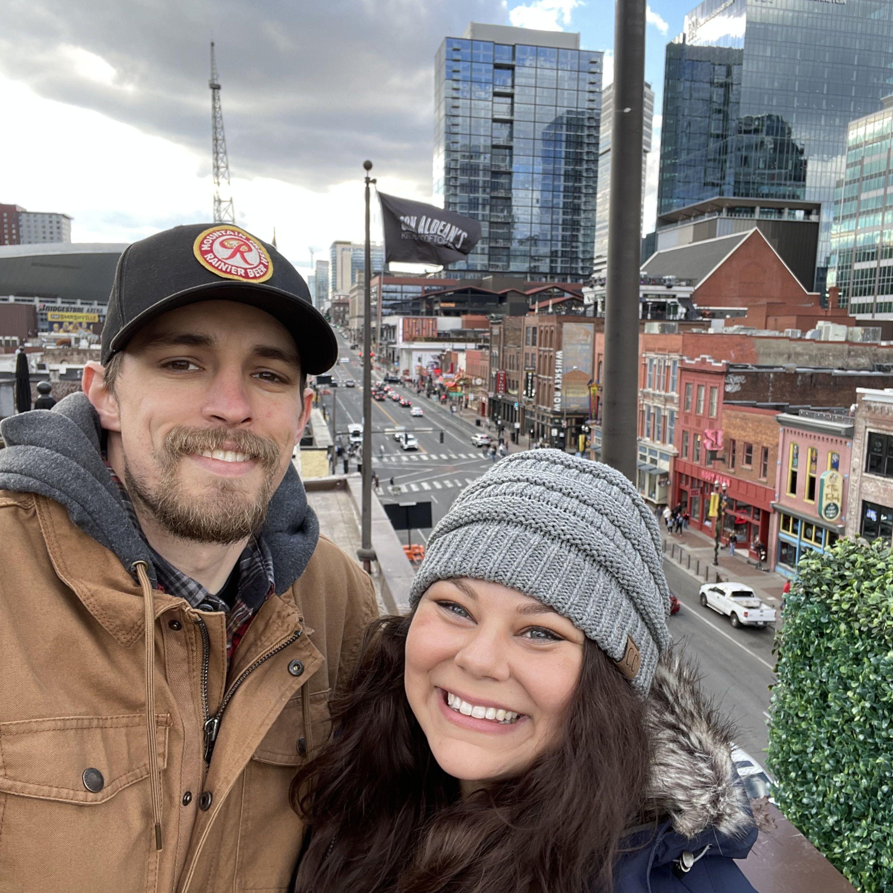 Rooftop bar on Broadway in Nashville!