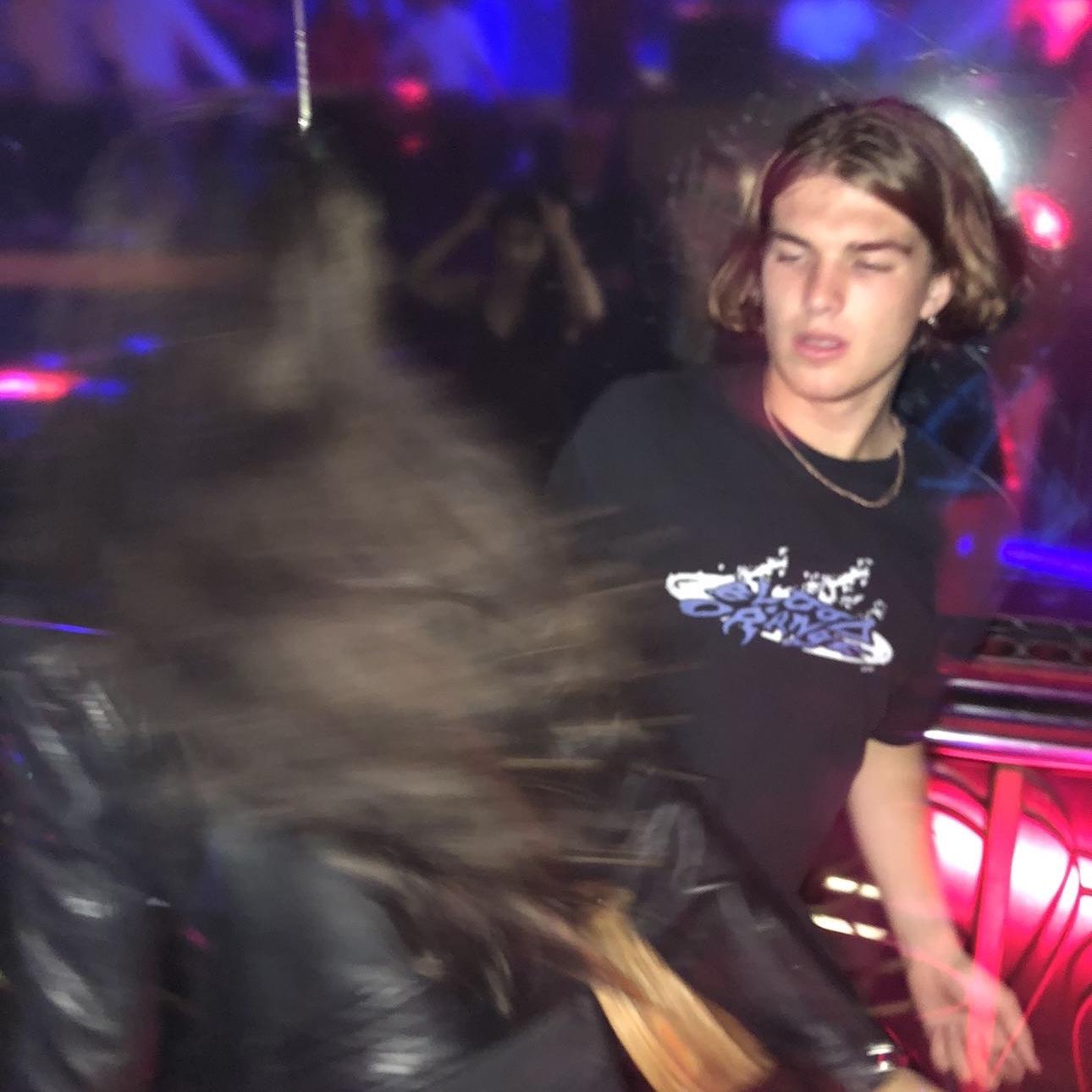 Two friends hit the town
