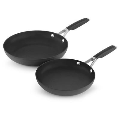 Calphalon 8 Inch and 10 Inch Hard-Anodized Non-stick Fry Pan 2pack Set