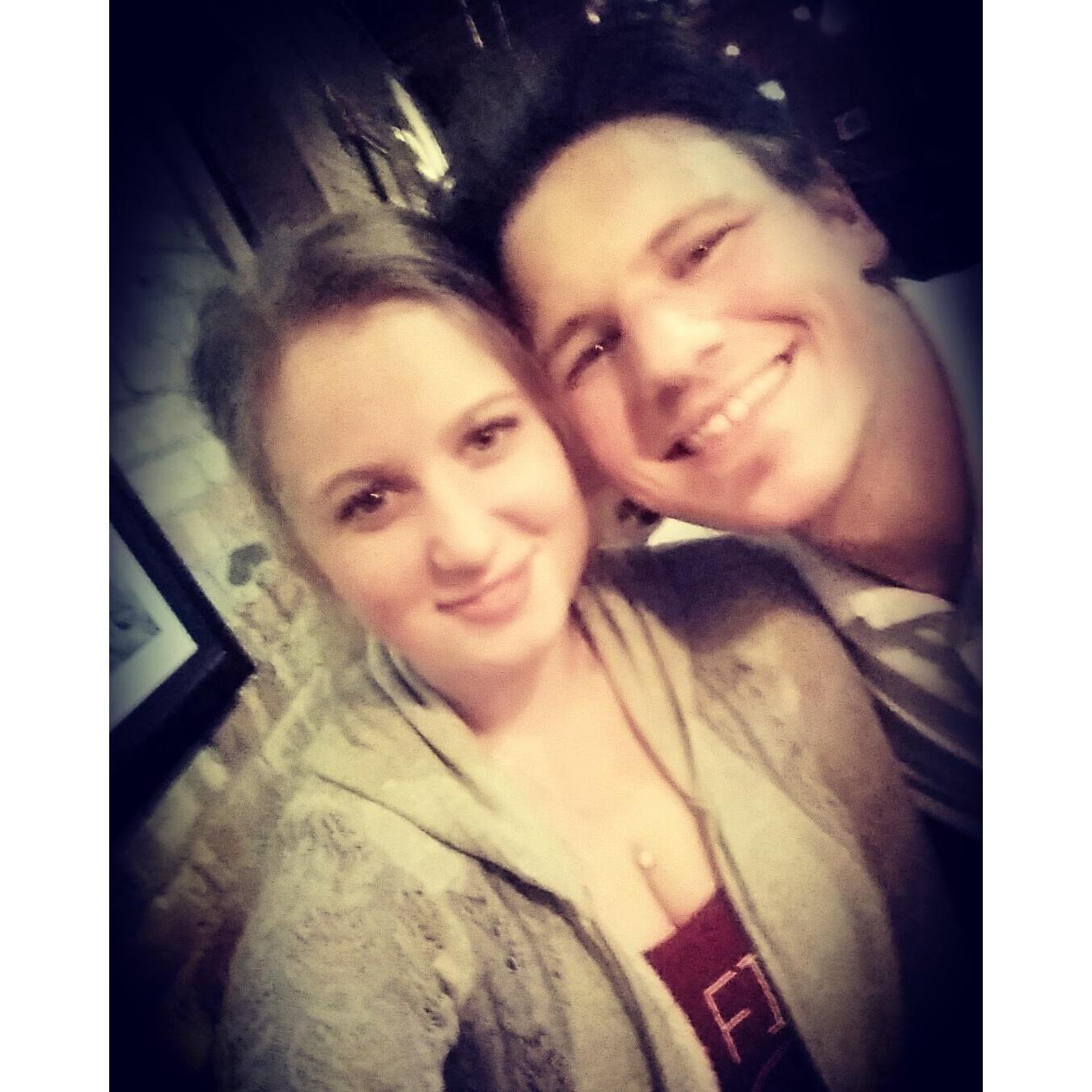 Dinner date for Nick's 29th birthday at Murphy's Pub and Grill in down town Rapid City.