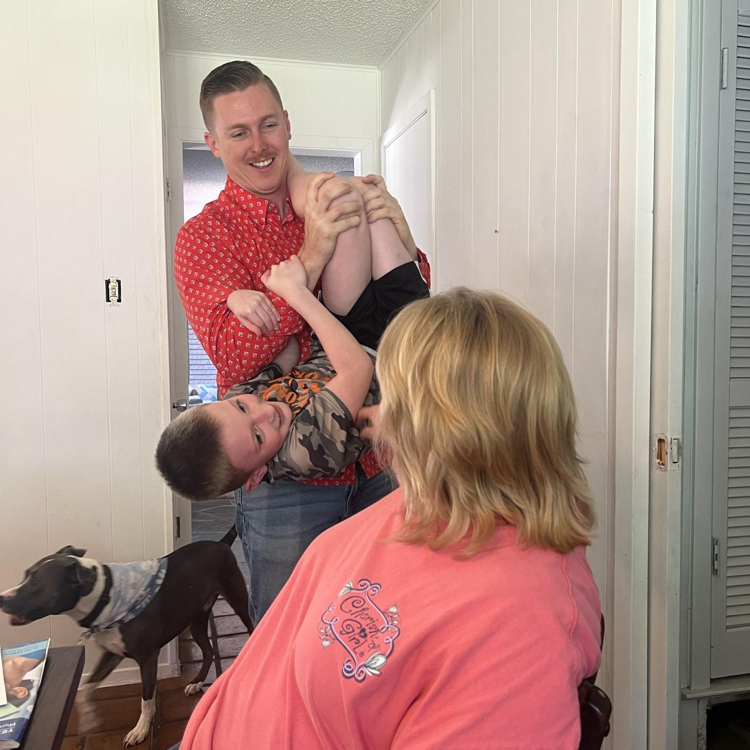 First time I met his family and realized he was the fun uncle. I absolutely loved seeing him with kids. That day i also heard many stories about him from his mom and sister, made me love him even more