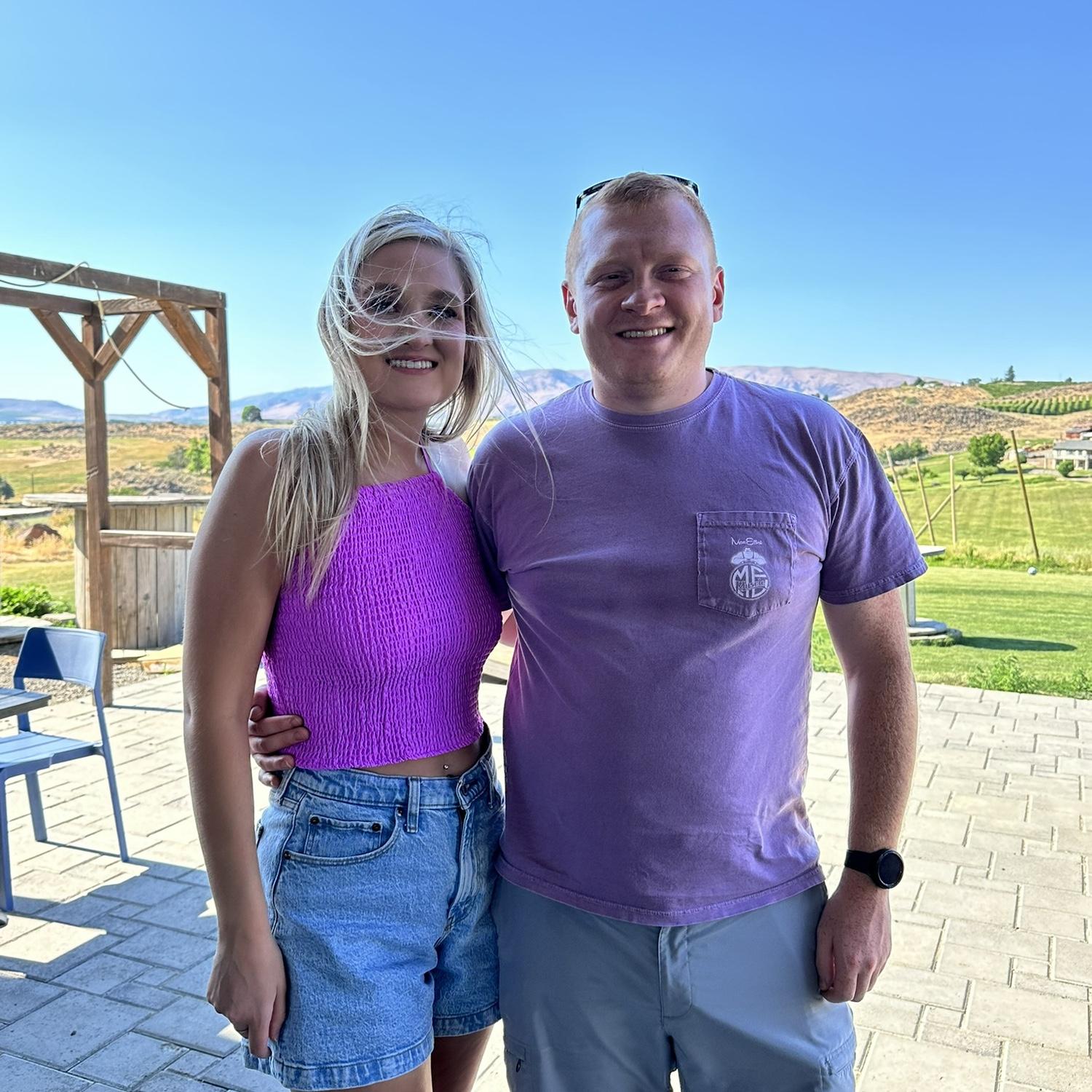 Marcus came to Washington to visit me while I was on a travel nurse assignment