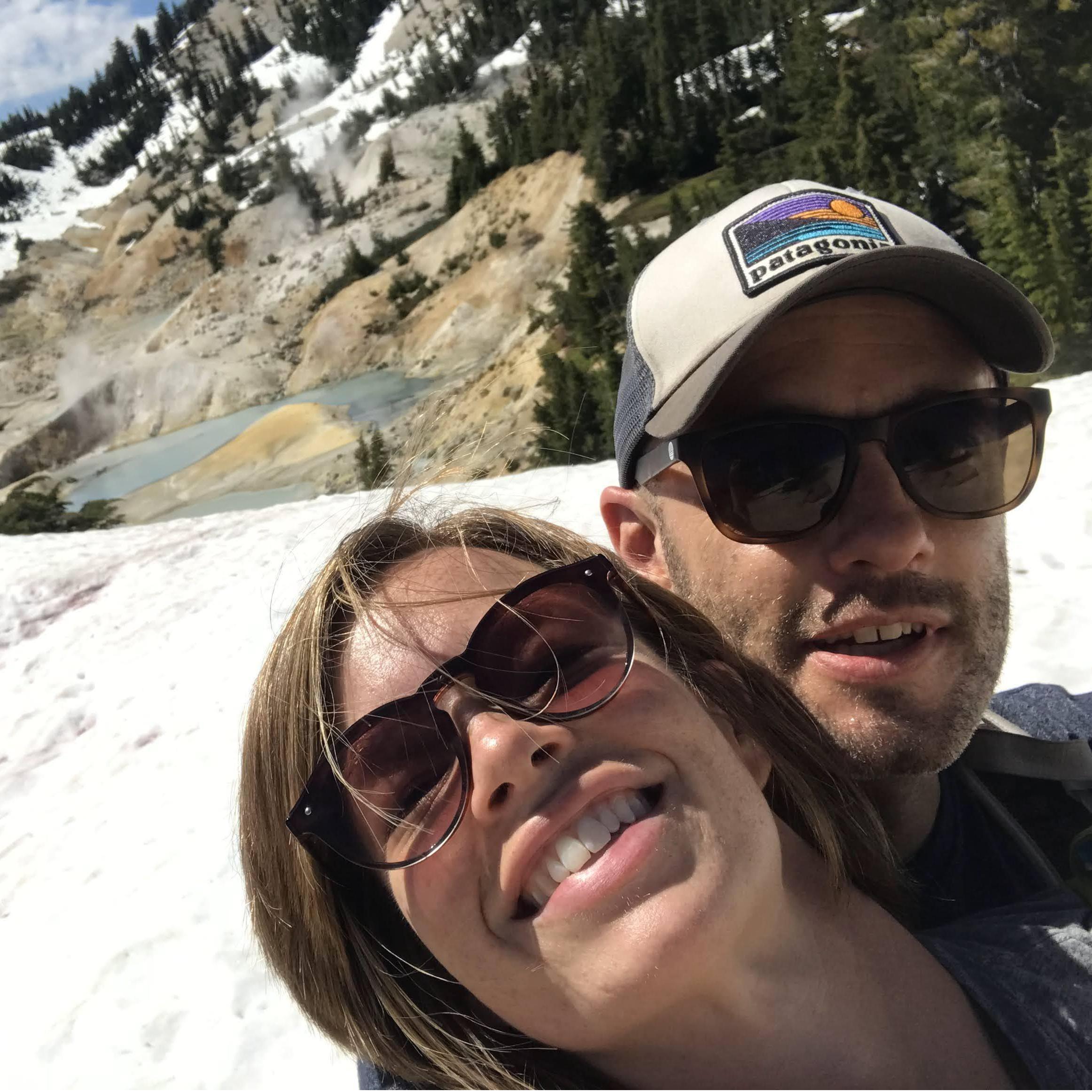 Lovin' up on Lassen Volcanic Park's sulphur hot springs, Bumpass Hell!