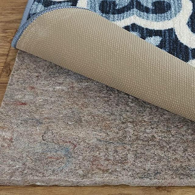 Mohawk Home Dual Surface Felt and Latex Non Slip Rug Pad, 2'x8', 1/4 Inch Thick, Safe for Hardwood Floors and All Surfaces