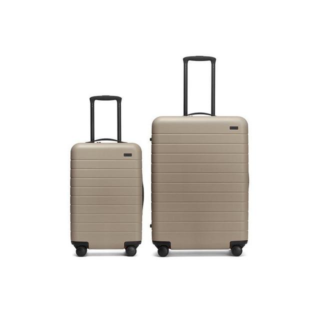 Set of Two (The Carry-On, without battery, The Medium, Sand color)