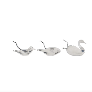 Gohar World - Silver Lemon Squeezer Trio Set, 3 pcs