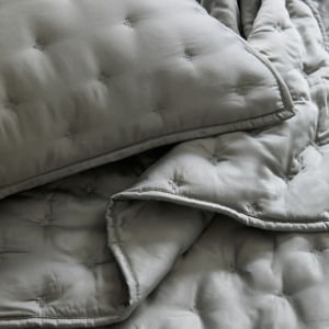 Bamboo Dream Quilt - Eucalyptus, Full/Queen