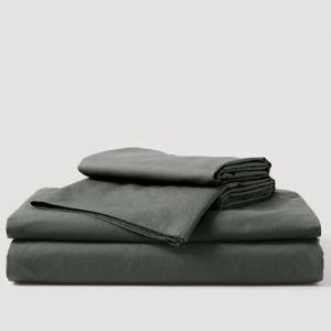 PACT Home Bone Organic Cool-Air Percale Sheet Set TW