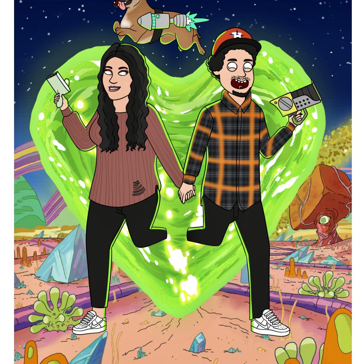 Rick and Morty theme of course!