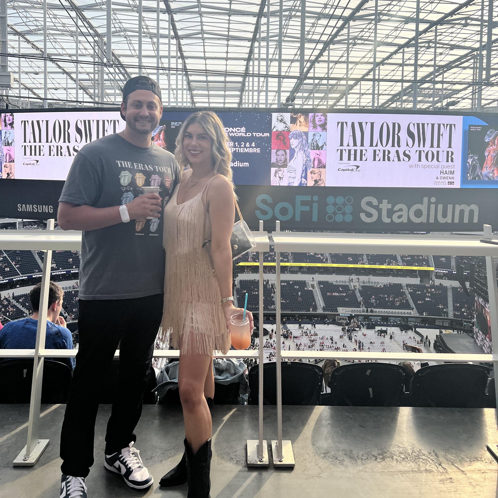 The best day of Kelsie's life, attending The Eras Tour. Austin surprised her with the tickets for her birthday.