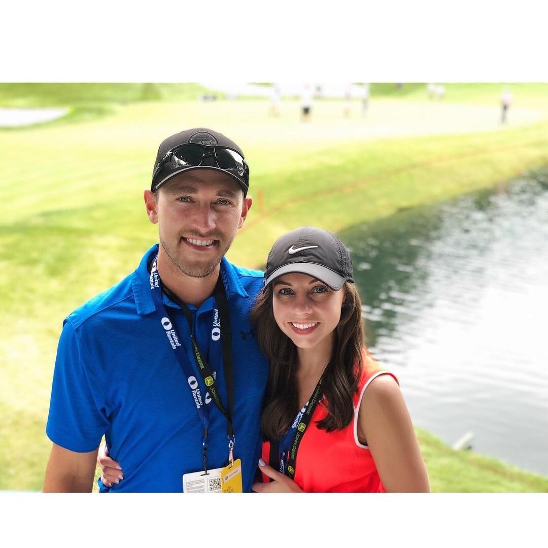 Enjoying the John Deere Classic!