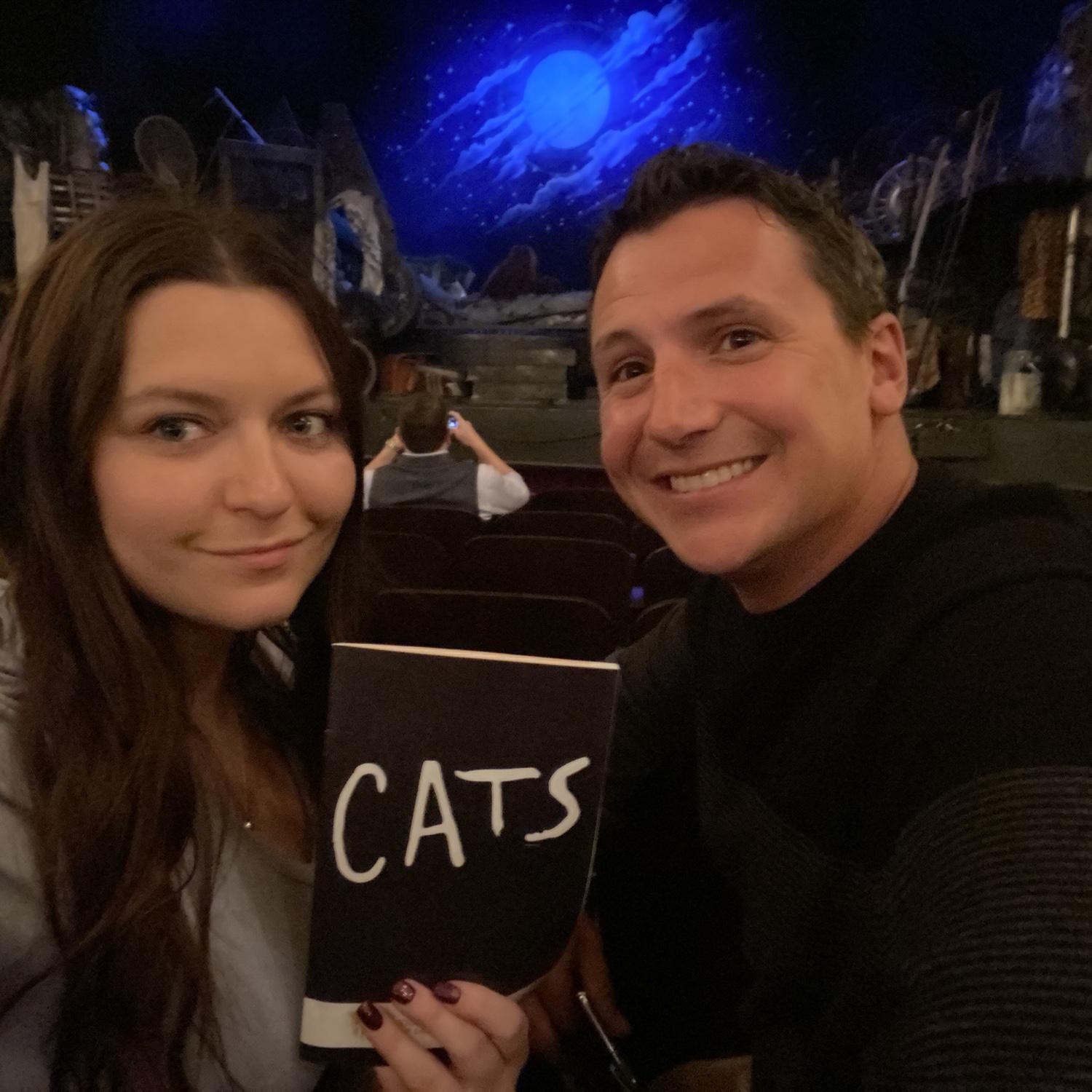 The Rum Tug Tugger is a curious cat!!! 
One of our favorite shows!