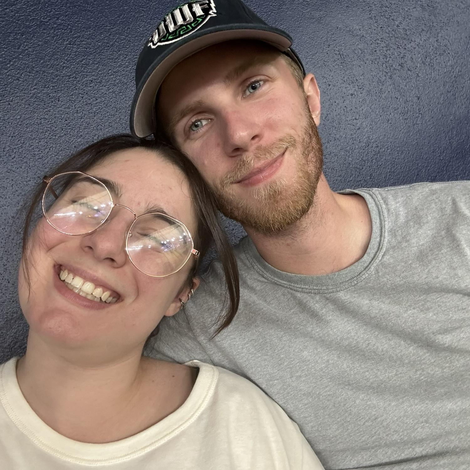 this is when Katelyn took Dane to a Tampa Bay Rays baseball game.