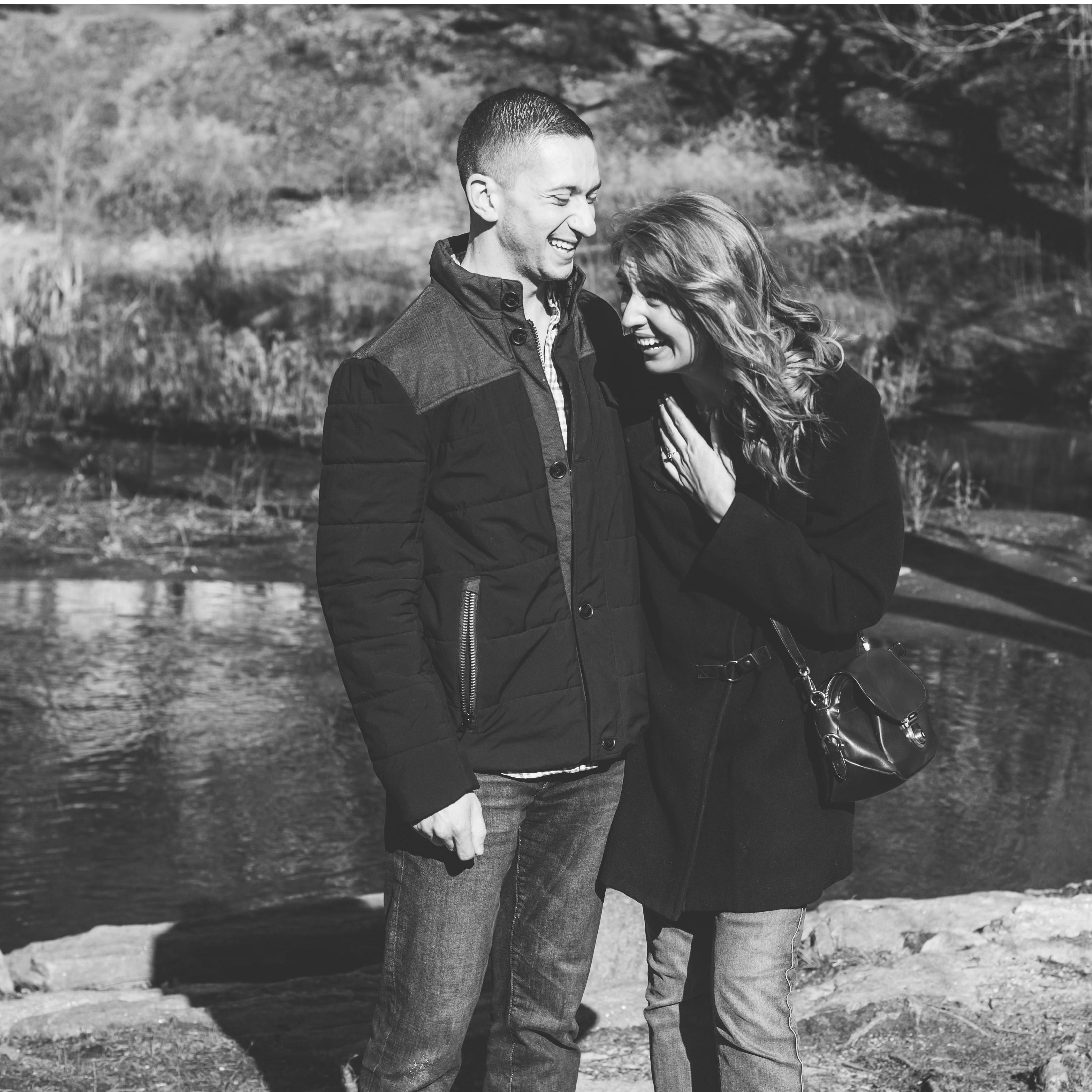 Newly engaged in Central Park - 3/7/2020