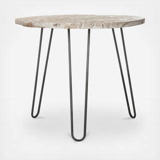 Mindy Wood Top Dining Table