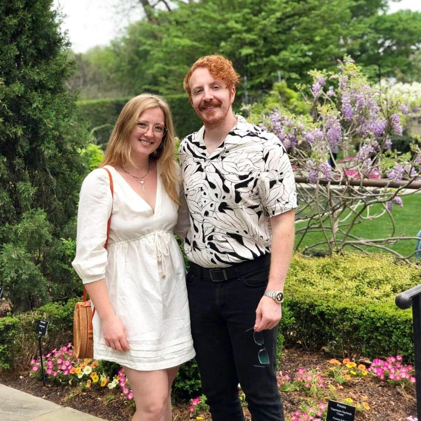 Taken 2 days before Leslie bought her wedding dress at the Dallas Arboretum.