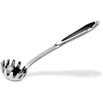 All-Clad T105 Stainless Steel Pasta Ladle Kitchen Tool, 11.5-Inch, Silver
