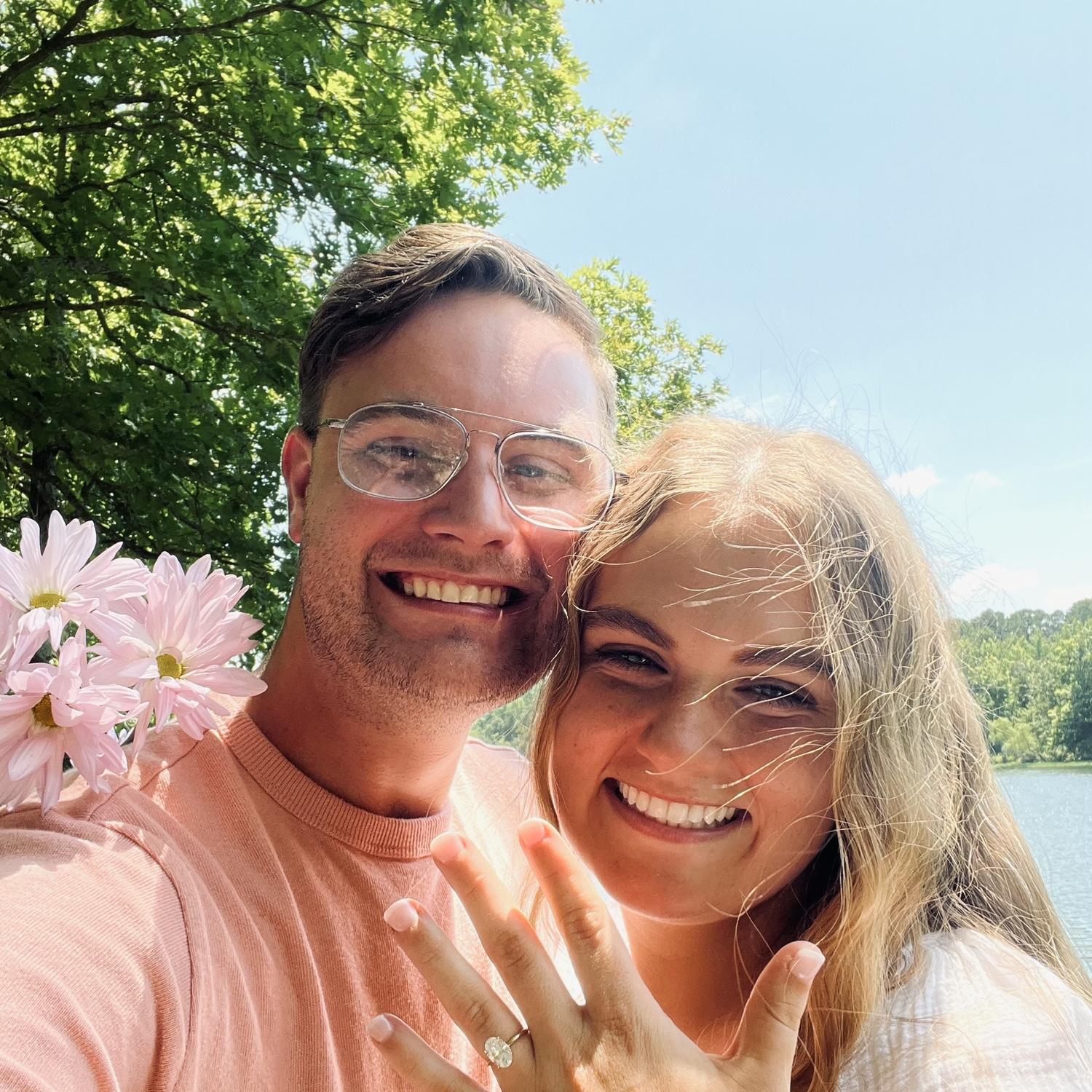 The day we got engaged!