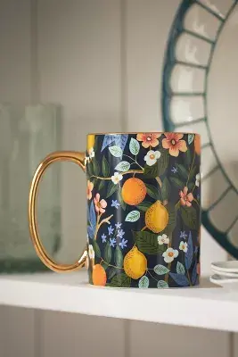 Rifle Paper Co. Porcelain Citrus Grove Mug