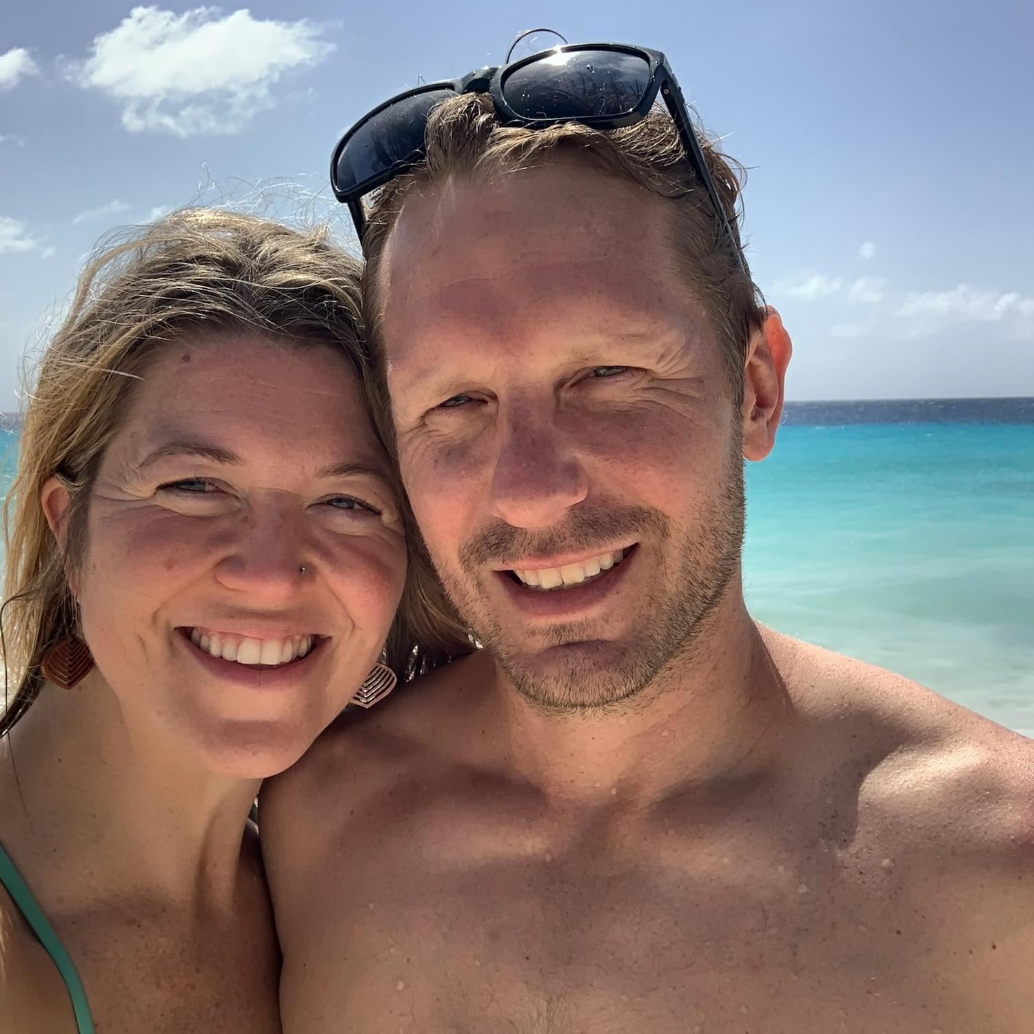In our happy place.. by the ocean and each other