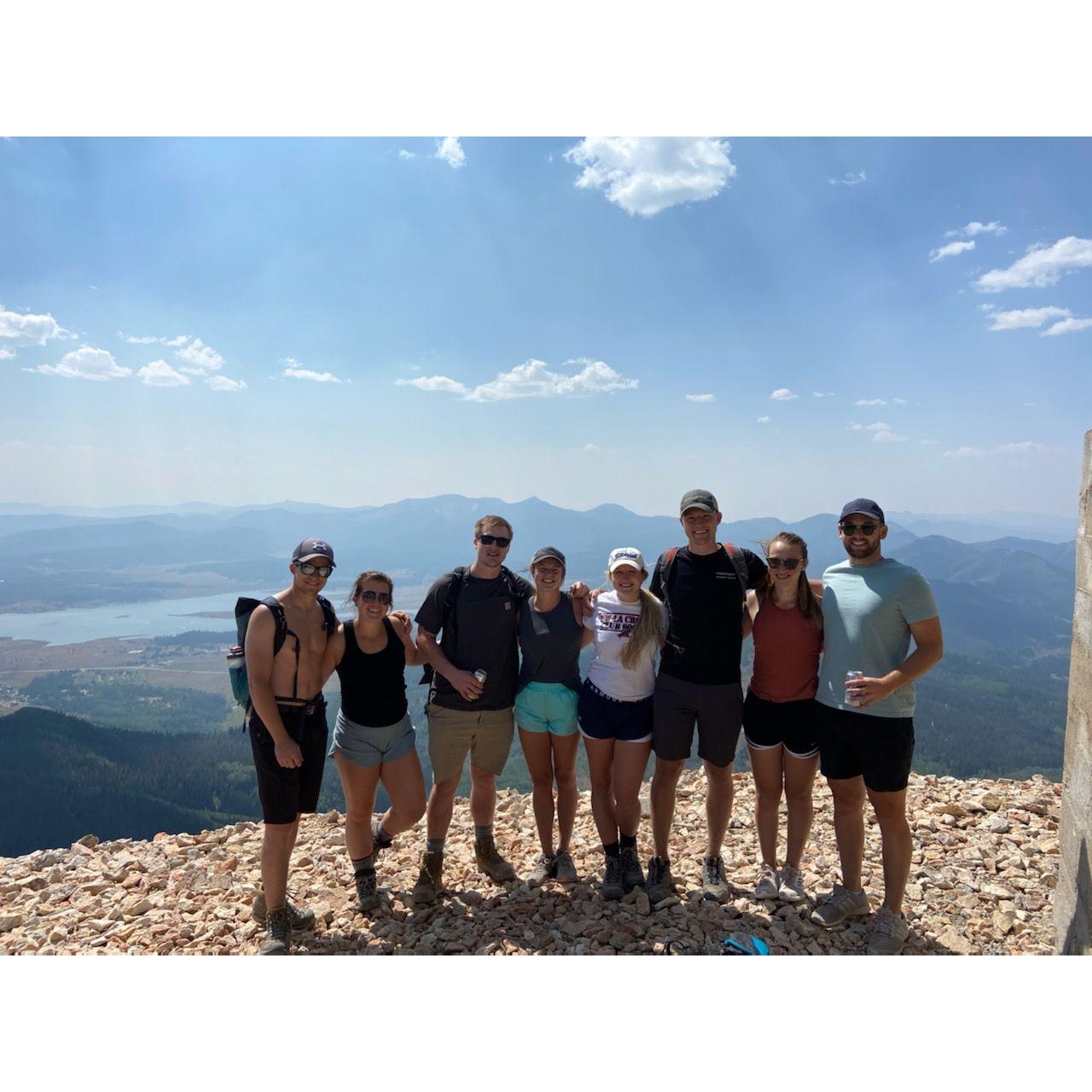The main girls with their men in Steamboat Springs over Labor Day!