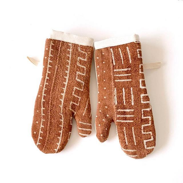 Oven Mitts | Natural Oven Mitt Set