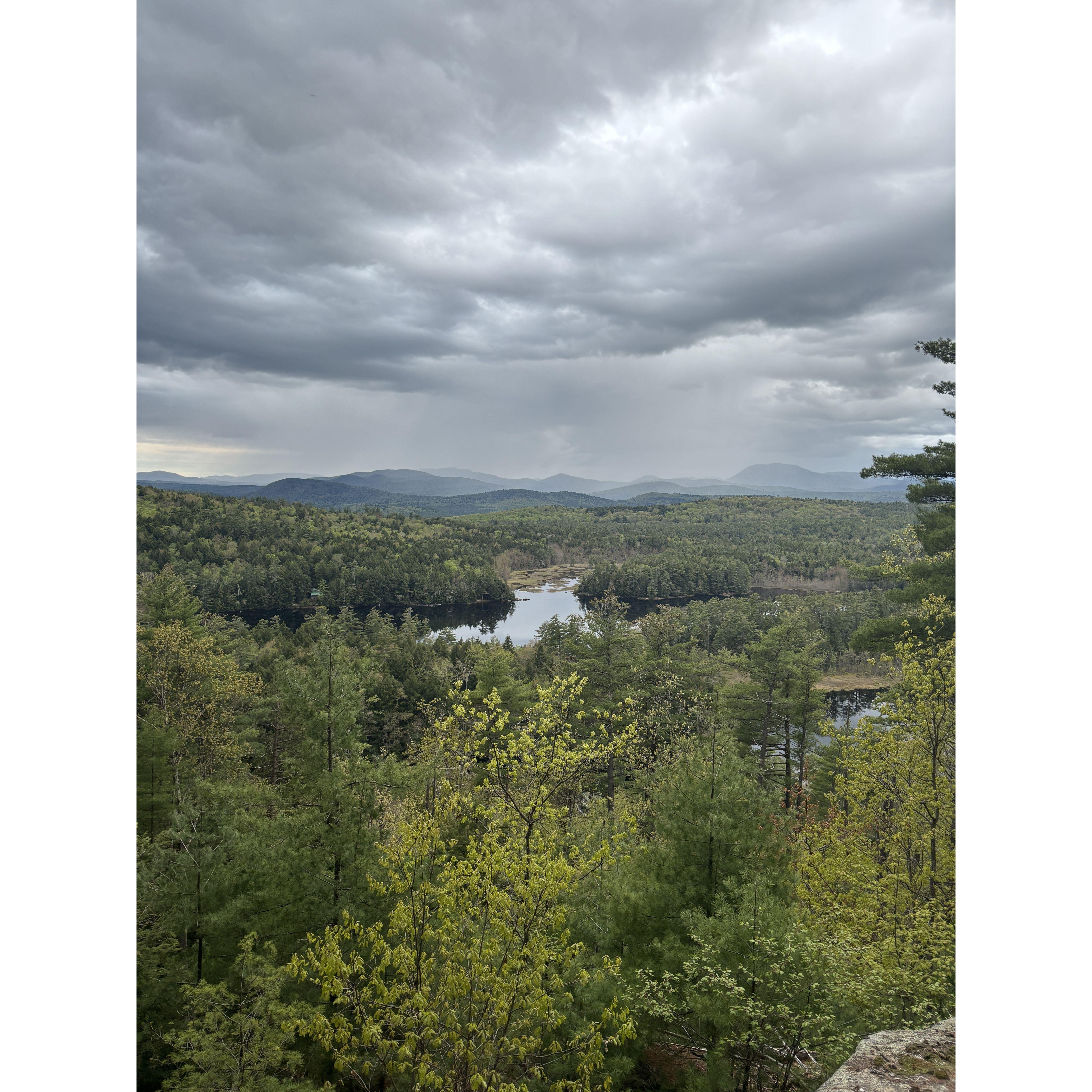 View from the Chapel Overlook, where the ceremony will take place.