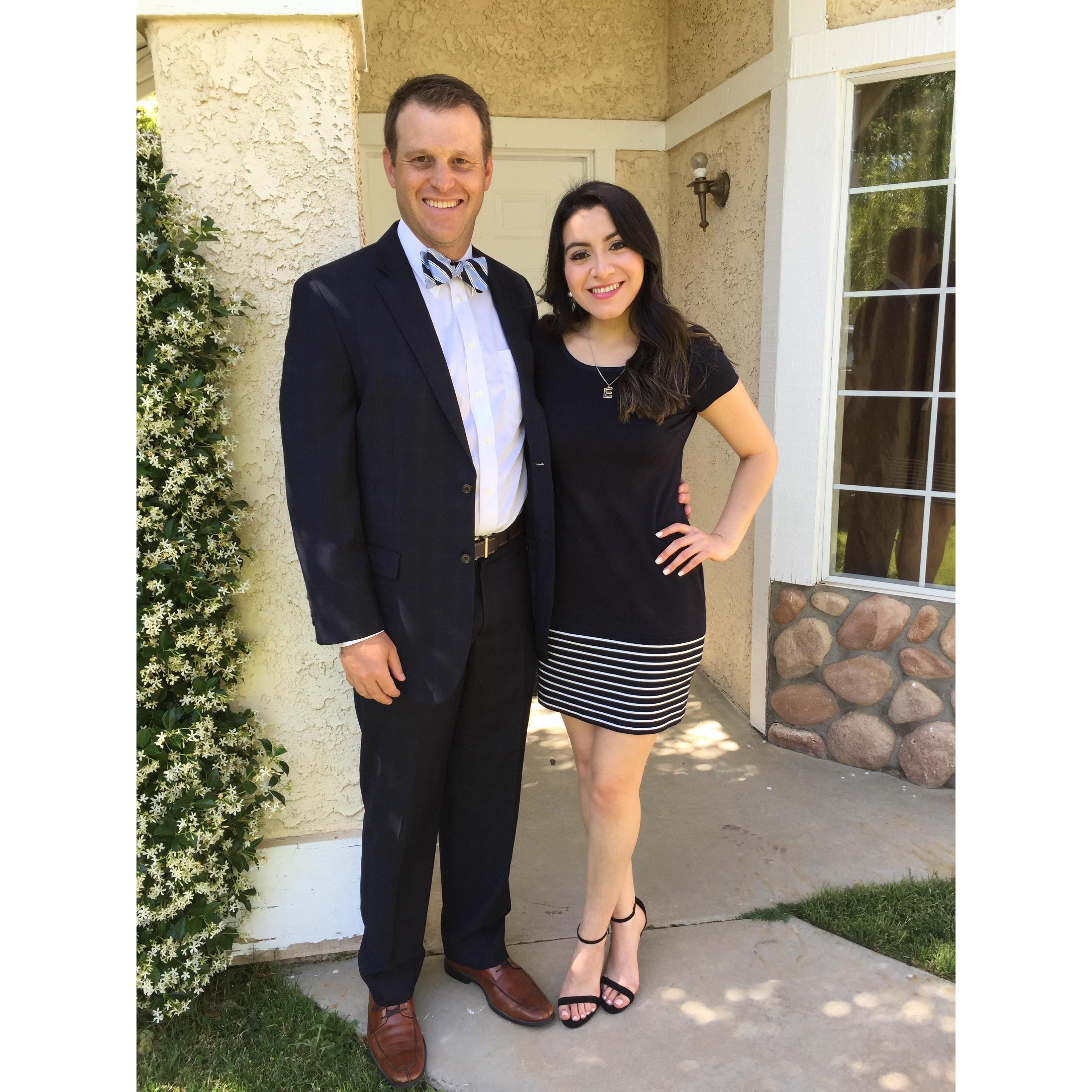 Palmdale, California. May 13, 2017. He was indeed my wedding date after all :)