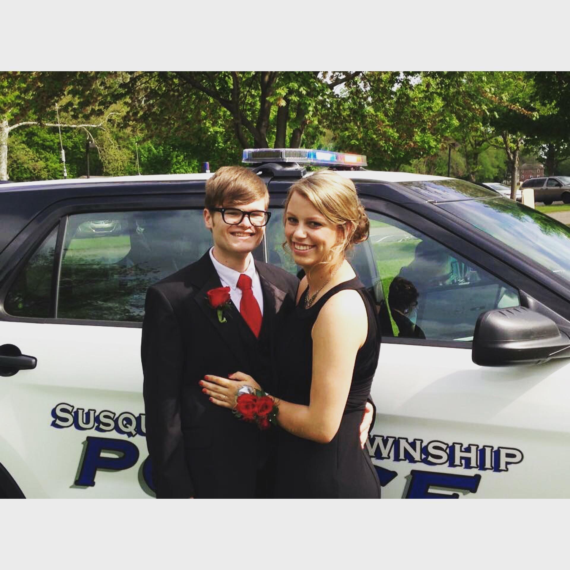 Our first prom.
