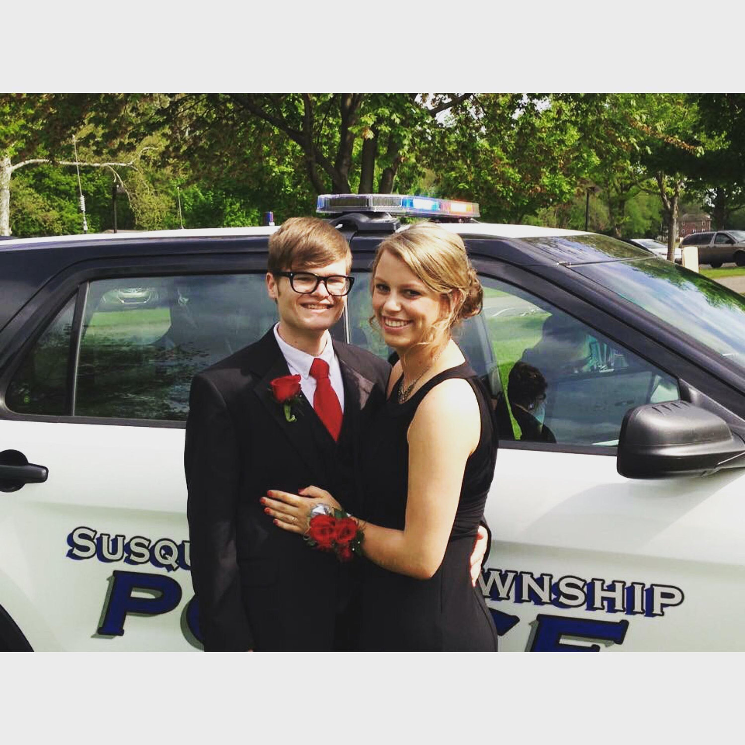 Our first prom.