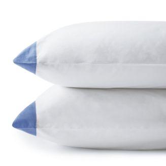 Matouk King Pillowcase, Pair in Azure Blue
