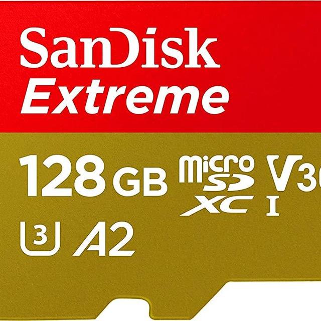 SanDisk 128GB Extreme for Mobile Gaming microSD UHS-I Card - C10, U3, V30, 4K, A2, Micro SD - SDSQXA1-128G-GN6GN