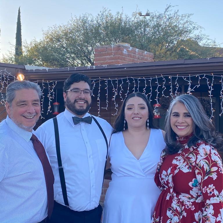 Cristobal's parents Alma and Javier