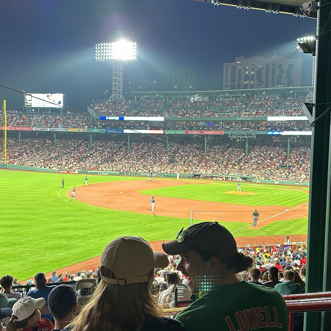 Seat hopping at Fenway!
