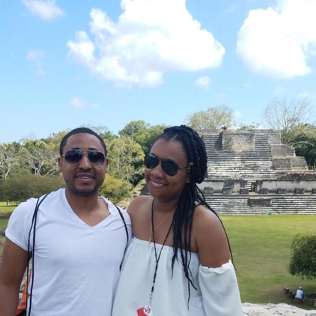 We viewed the Mayan ruins together in Belize...