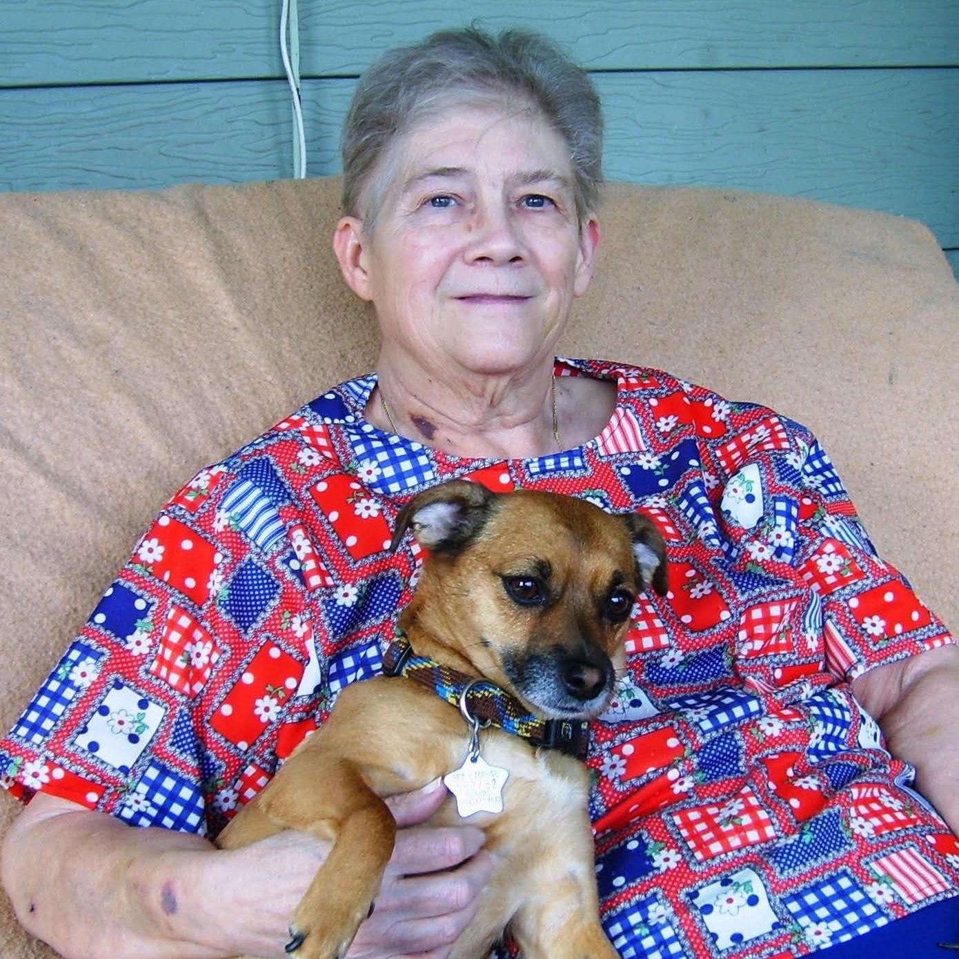 Merilyn Powell, Lauren's Grandma, Mothers side. Jack the Pup