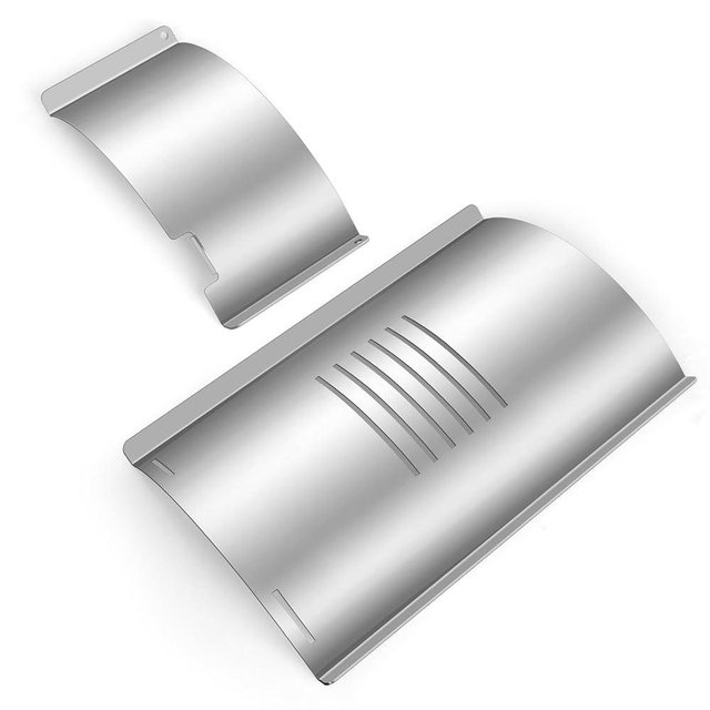 Flame Broiler Kit for Pit Boss Lexington 540/500/550 Navigator 540/500 Series Smoker Grill,Heat Diffuser Compatible with Pit Boss Replacement Parts PB500NX,Includes Main Plate and Slide Cover