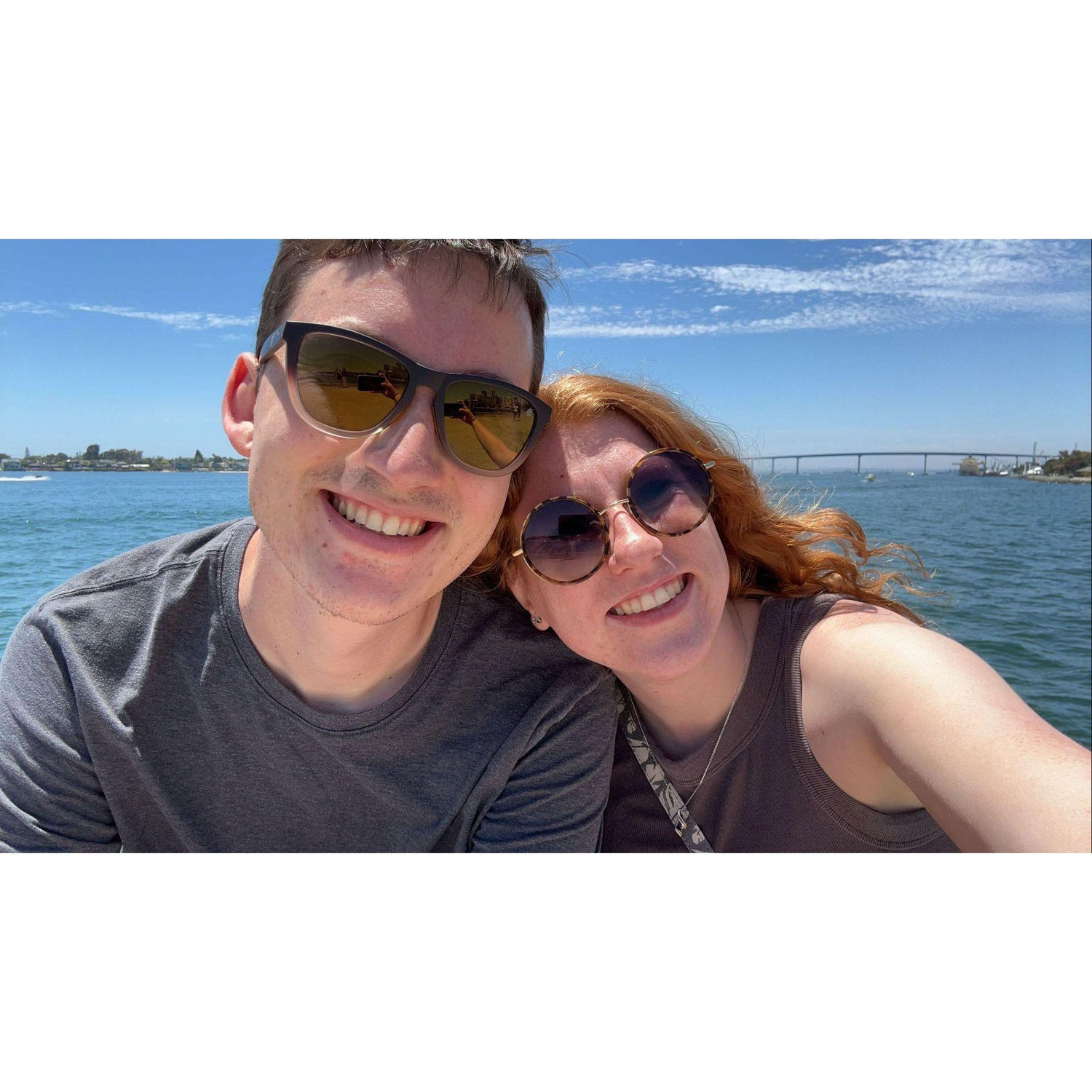 Also in June 2024, we visited the beach! This was Ally's first time touching the Pacific Ocean! WAY better than the Atlantic.