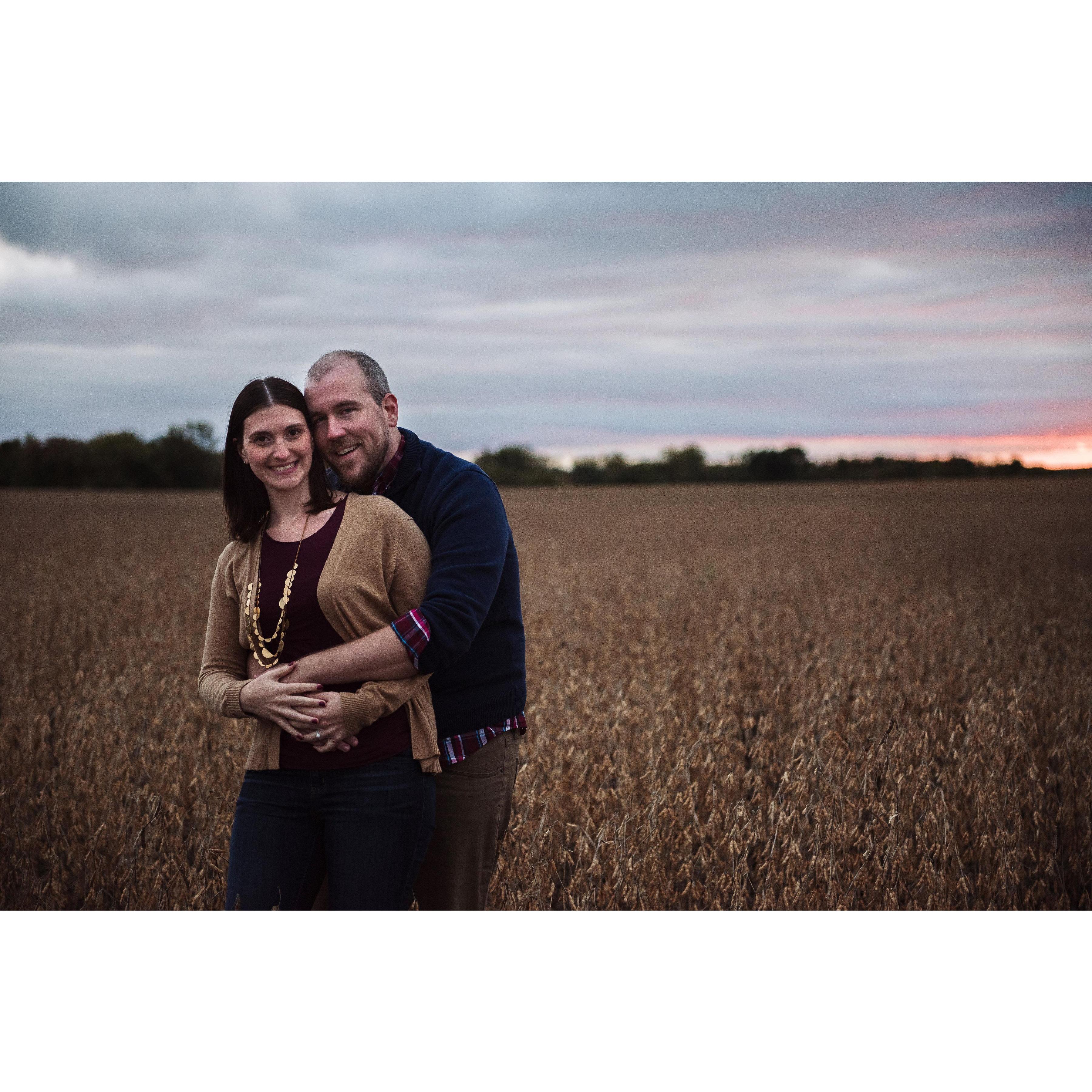 One of our engagement pictures