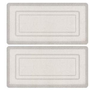 (2 pack) Better Homes & Gardens Woven Comfort Modern Weave Kitchen Anti-Fatigue Mat, Dustin Brown, 20" x 39"