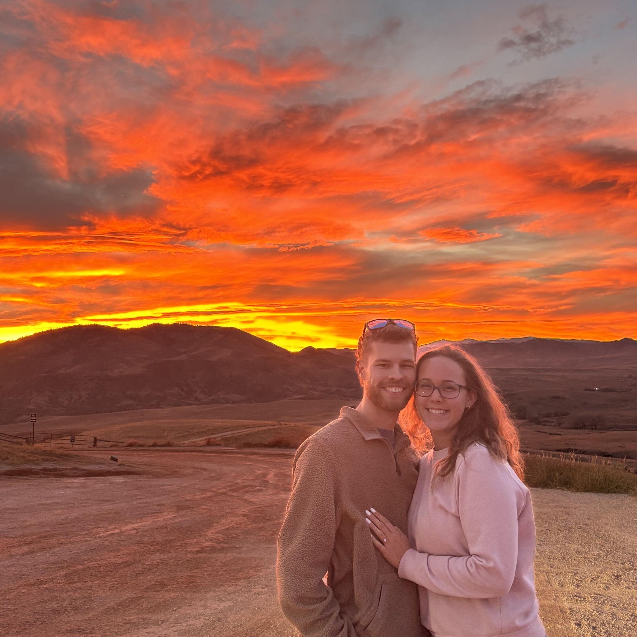 Last full day in Wyoming, the sunset was unreal