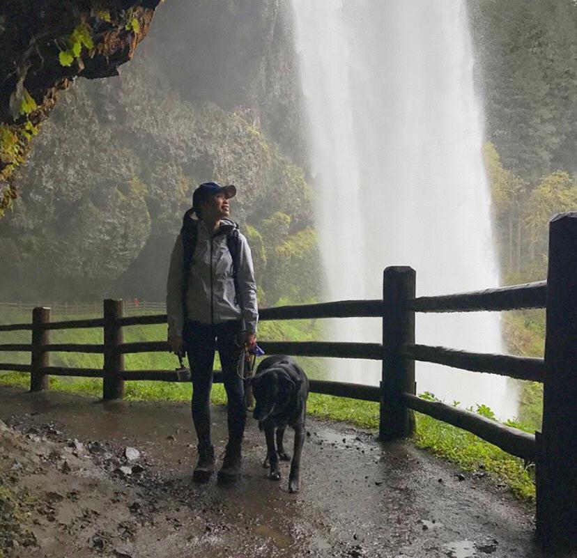 Oregon road trip with Stewie